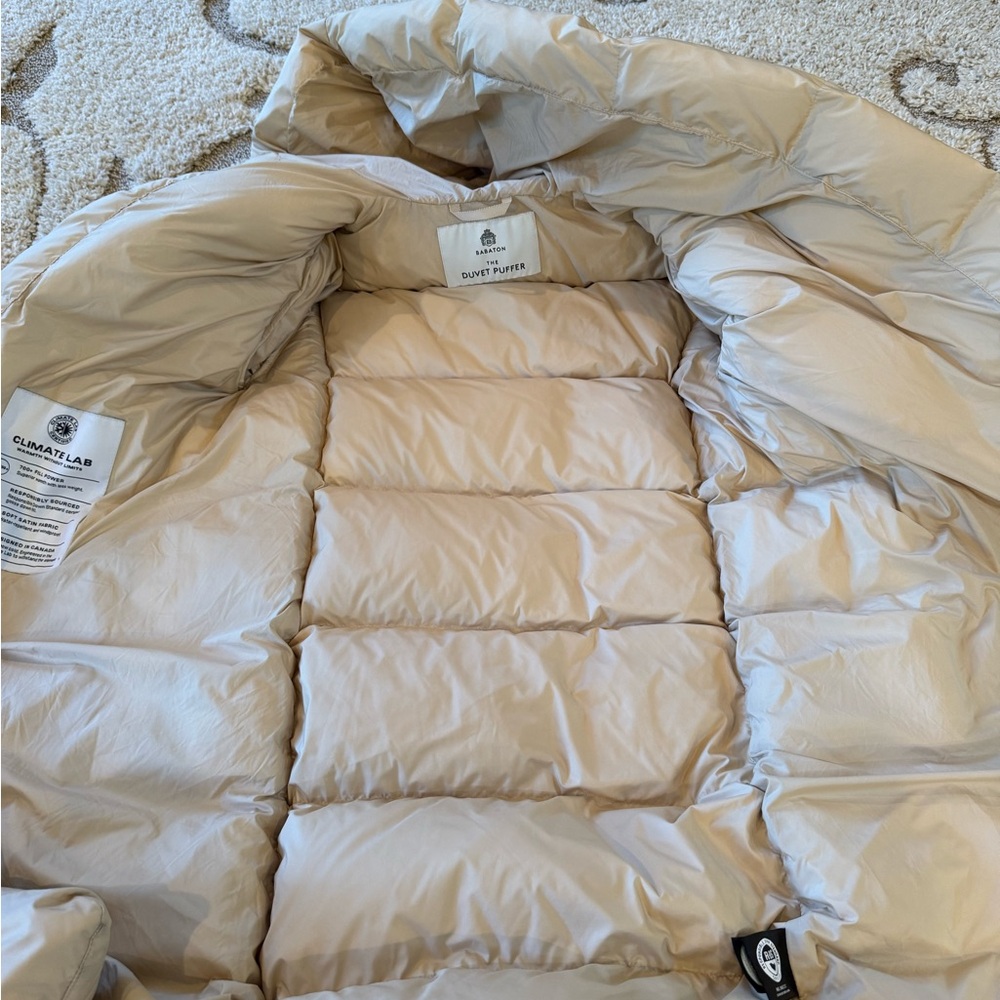 Aritzia Babaton Duvet Puffer Goose Down Long Coat Size XS - Picture 6 of 7